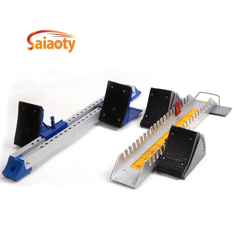 Aluminium alloy starters training competition for plastic track starters to regulate track race starters