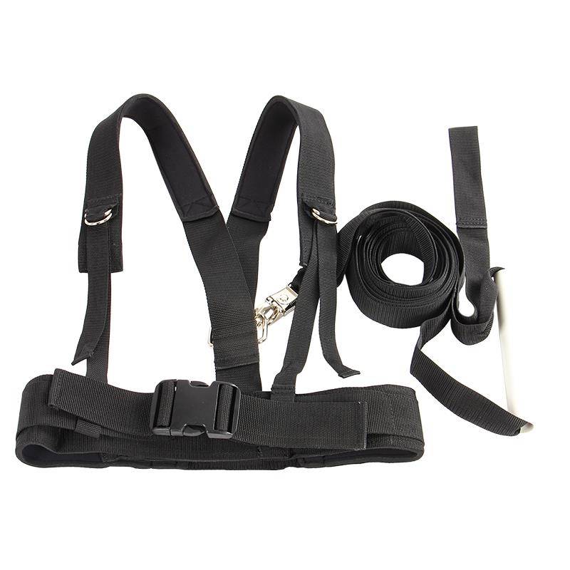 Sprint and drag to release training equipment, speed-stabbing belts for acceleration