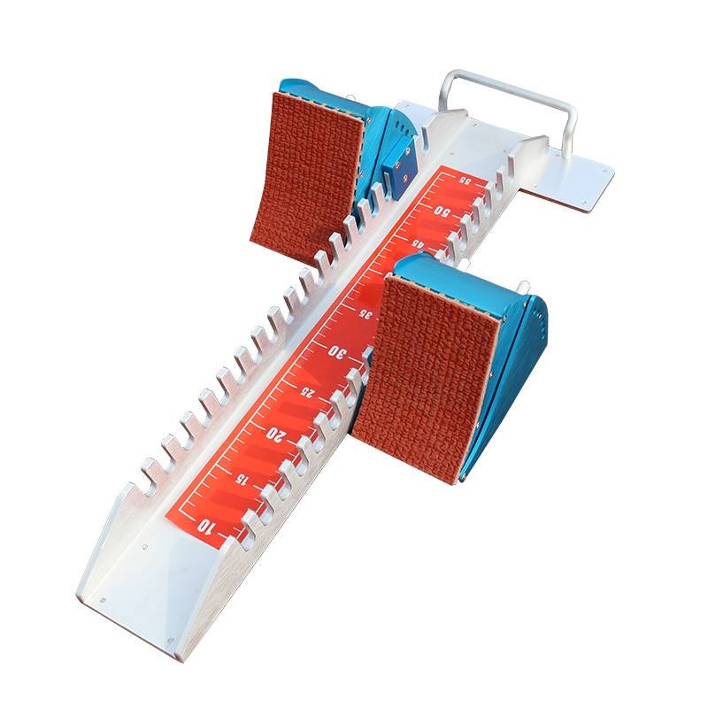 The plastic track adjuster mid-level training track starter multi-purpose starter sprinter