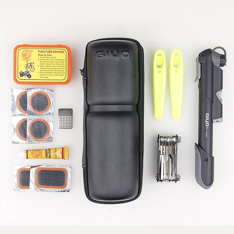 GIYO HILL BICYCLE MAINTENANCE TOOLKIT FOR ROAD VEHICLE REPAIR TRUCK RETARDED TIRE PNEUMATIC CELL HARDWARE PACKAGE
