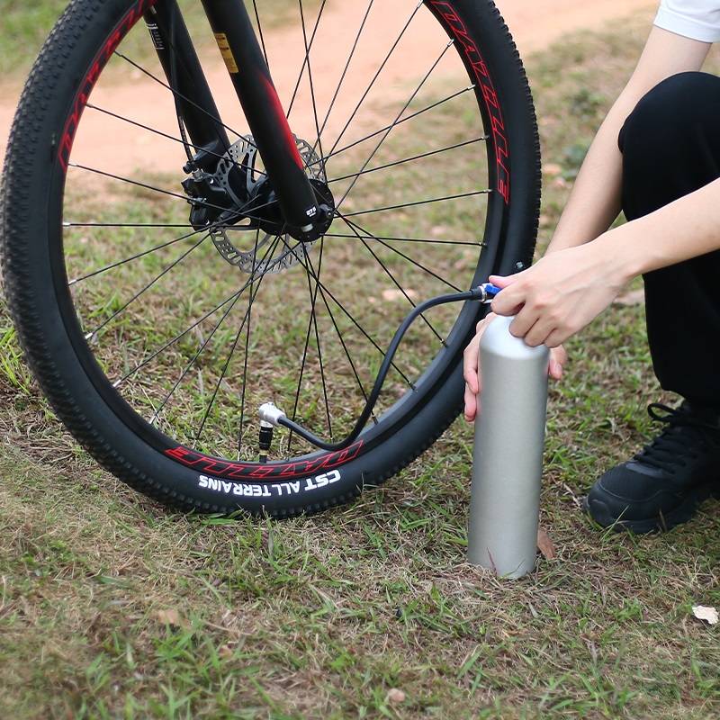 HY-HT01 VACUUM TIRES WITH A HIGH-PRESSURE CONTAINER AND BICYCLE PARTS