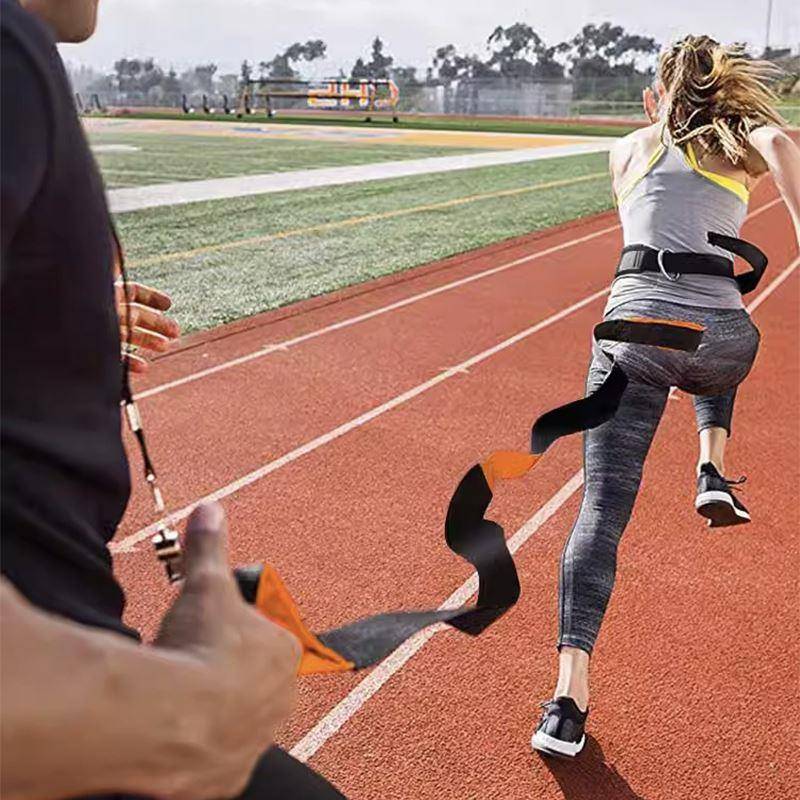 We'll release the drag belts from the field's explosive acceleration training
