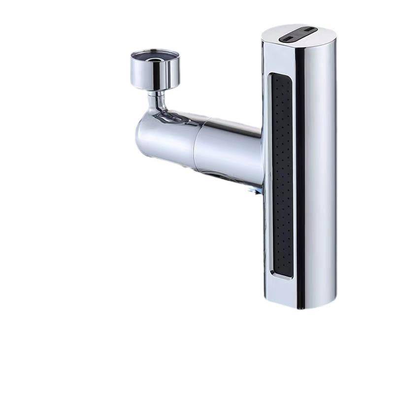 The kitchen tap squirt-proofer came out of the waterfall, and it was pouring out of the revolving runner