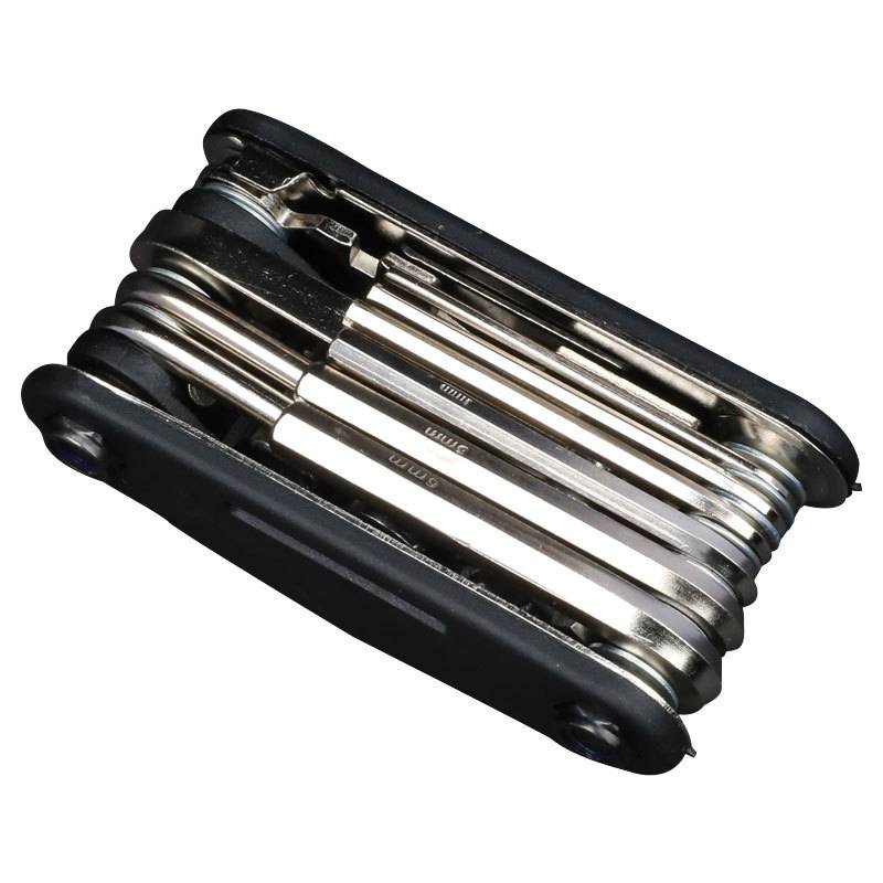 Monk vehicle spare parts for multi-purpose replanting of aircrackers with a six-point screwdriver inside a bicycle maintenance tool