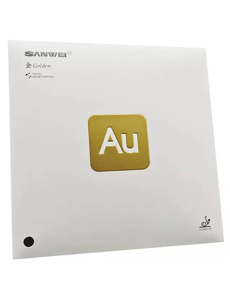 3-D AU GOLD-MARKED SUPER-LIGHT ANTI-GOLD CAKE SPONGE FREE OF PING-PONG RUBBER