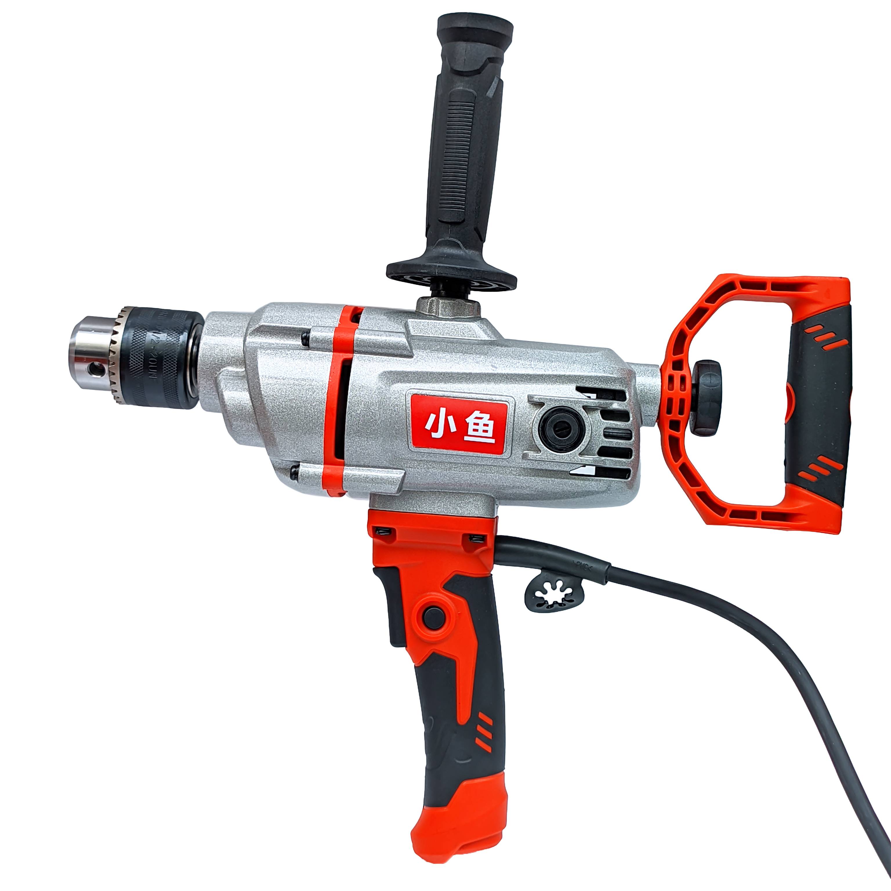 Small fish large hand-drilling power jets drilling paint cement mixer paints, ash ash-muck powder mixer