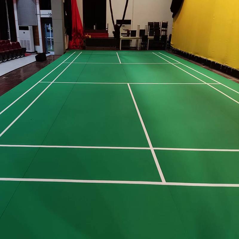 Badminton ground jelly floor basketball venue cushion table tennis plattice indoor non -slip PVC plastic sports floor