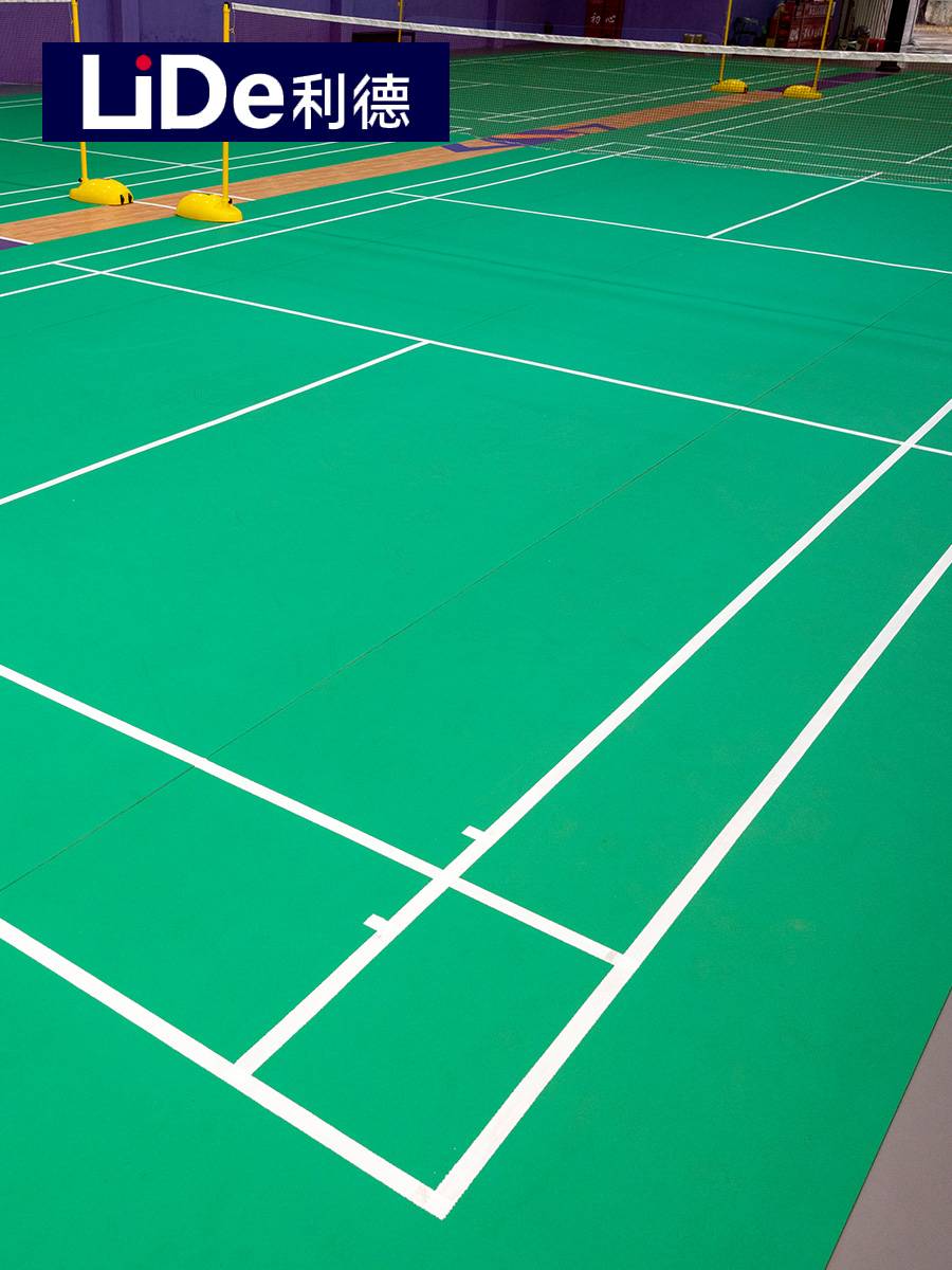 Led Badminton Placement Gel Cushion Room Interior and Outside Anti -slip PVC Sports Plastic Plastic Plastic Plastic Floor