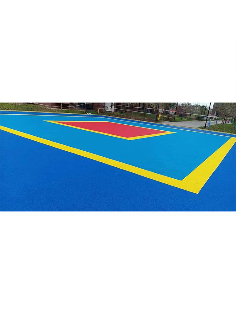 New national standard EPDM plastic runway material rubber granules outdoor mixed school sports basketball venue construction