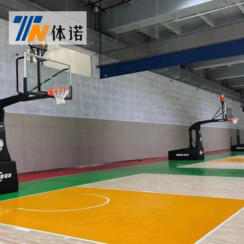 Scramber-scrambled sports basketball court
