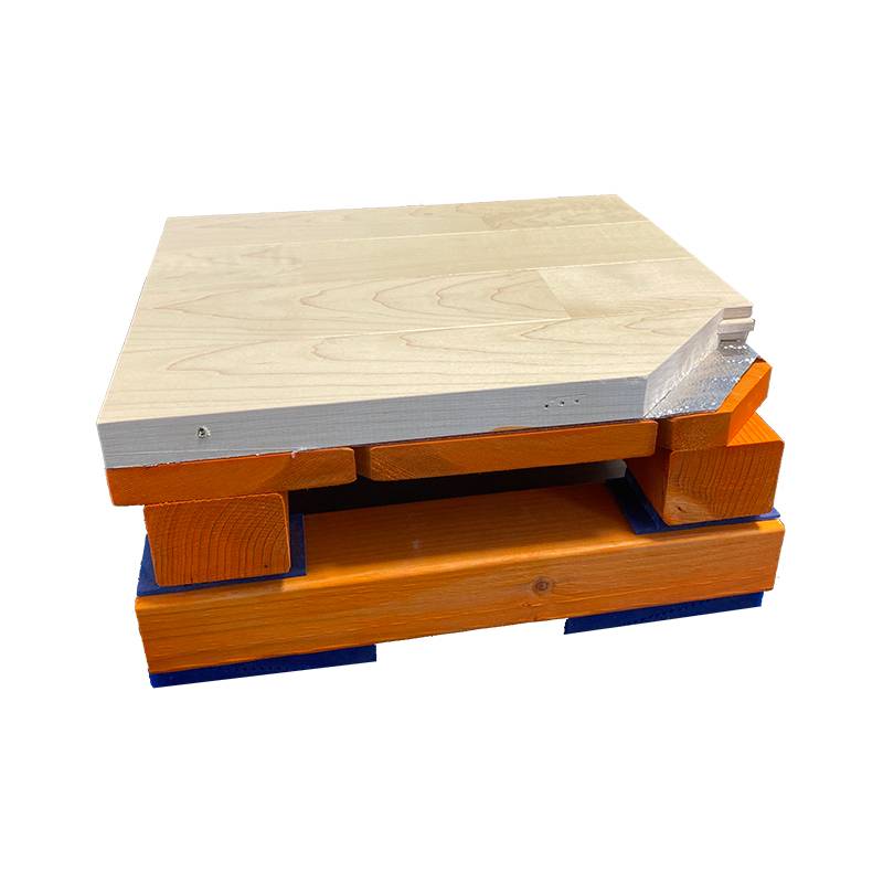 Scramber-scrambled sports basketball court