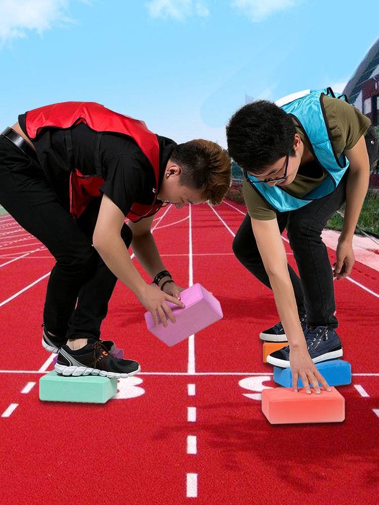 Outdoor group building expansion activity training game props multiplayer team group group group touches stones cross river bricks and stones indoor