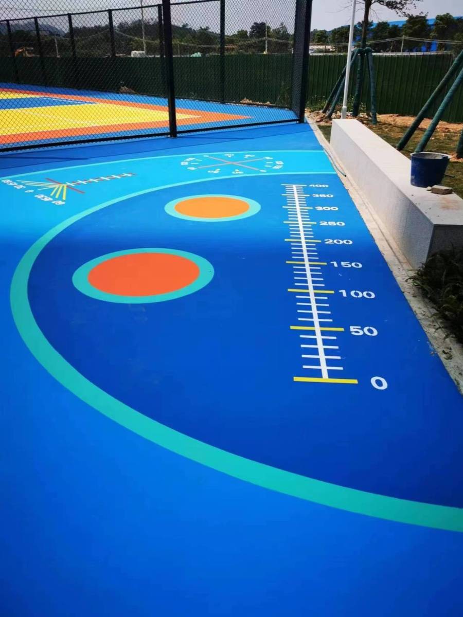 Explosion self -produced outdoor sports field rubber ground acrylic basketball court environmentally friendly acrylic ground basketball venue glue