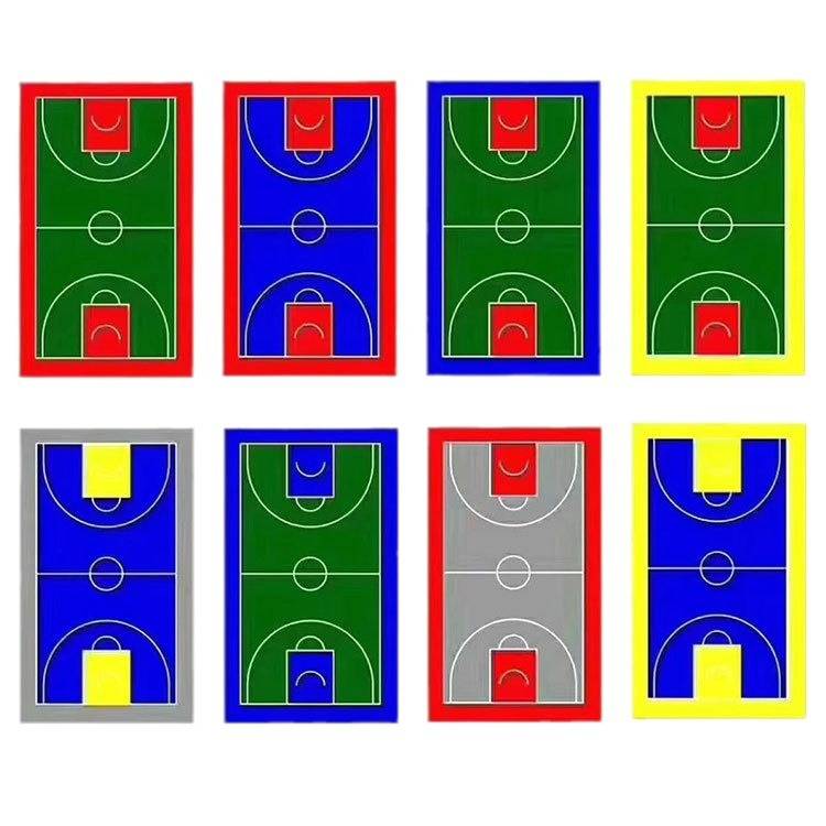 New Guobo Silicon PU Stadium Sports Anti -Slip -Cerebal Material Outblowing Silicon PU Basketball Place Acrylic Coating Construction