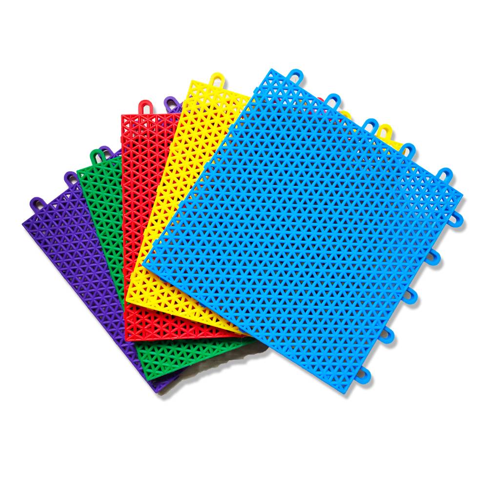 Kindergarten suspended floor basketball court dry ice rink playground outdoor suspended plastic assembly sports flooring