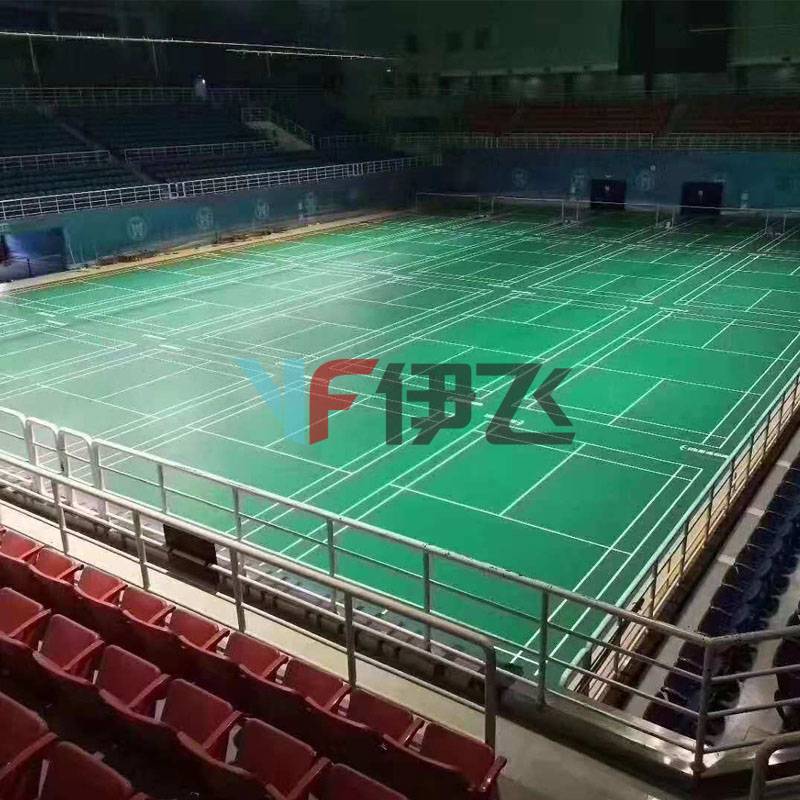 Badminton venue rubber pads indoor sports floor PVC plastic floor pad table tennis basketball basketball volleyball ground glue