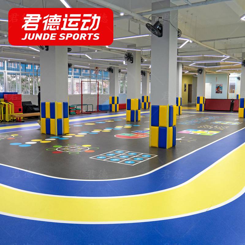 Sports and Energy Glip -Customized Children's Basketball Court Sensory Training Room Shopping Mall Gym PVC Private Teaching Glip