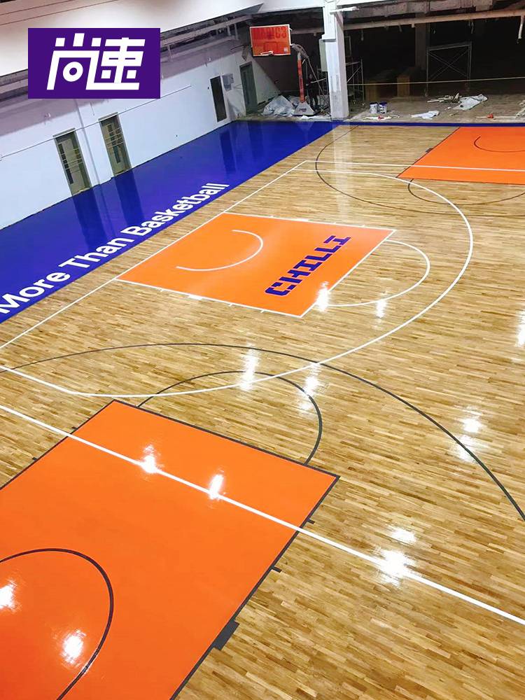 Shang Sui Basketball Floor Sports Wooden Floor Gymnasium Power Pad PVC Gel Outdoor Suspending Floor