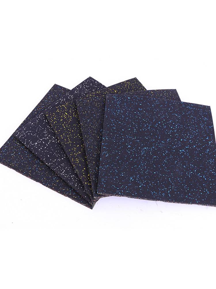 Gym rubber floor pad power area dumbbell treadmill skipping ground glue sound insulation household shock -absorbing pad sports floor
