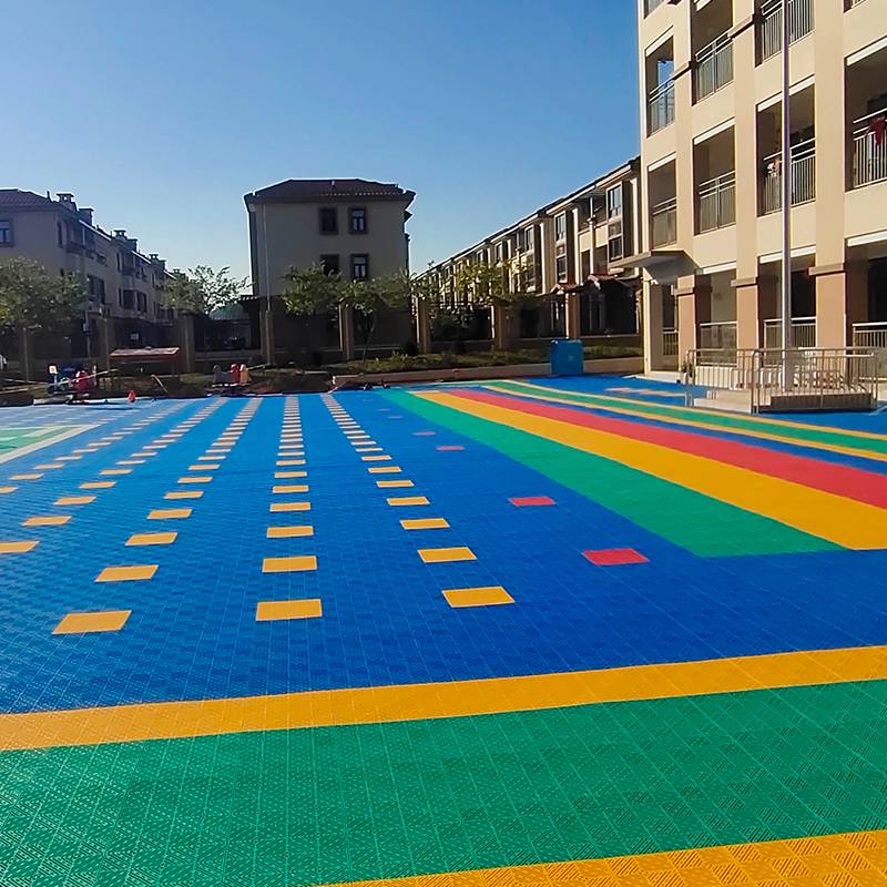 Suspended floor Kindergarten Outdoor Slip -Affular Outdoor Placement Lane Basketball Stadium Badminton Stadium Sports Glipper