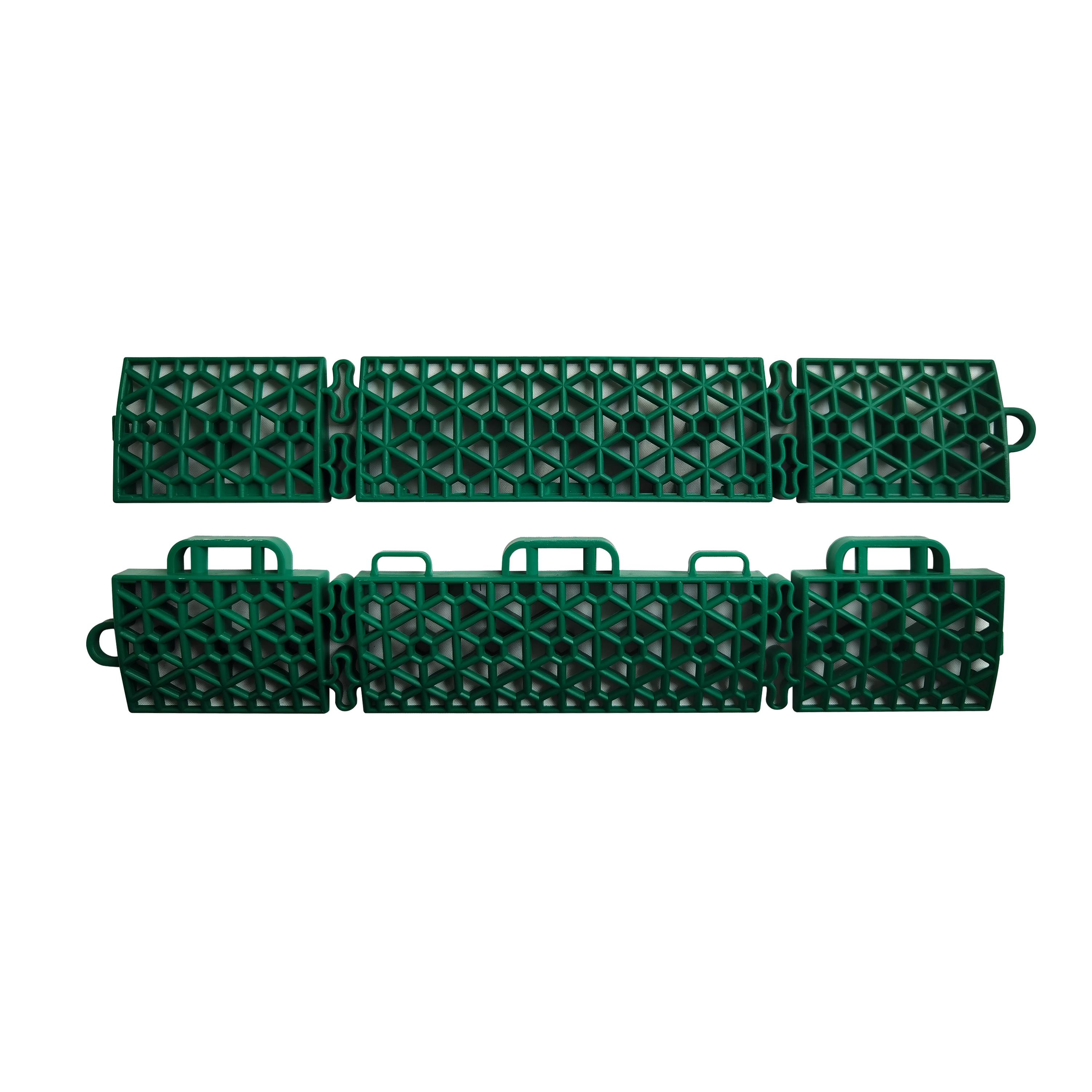 Outdoor basketball court badminton stadium outdoor floor suspended assembly floor PP collection edge sealing