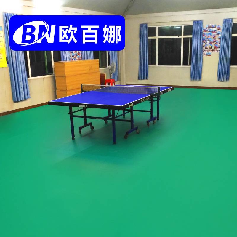 Oba Na Table Tennis Plazio Gymnasium Professional PVC Plastic Floor Plastic Pine Table Tennis Place Sports Gel Pad