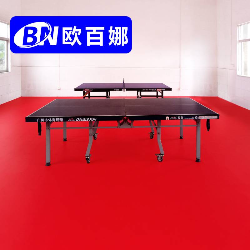 Oba Na Table Tennis Plazio Gymnasium Professional PVC Plastic Floor Plastic Pine Table Tennis Place Sports Gel Pad