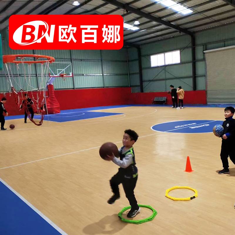 Oubana Basketball Field Jelly Children's Basketball Hall ground material plastic sports floor professional basketball ground rubber pad