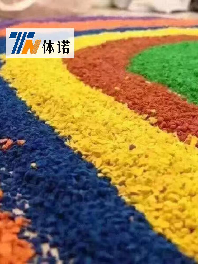 Kindergarten School Park Activities Sports Place Basketball Place Badminton Stadium EPDM Plastic Granules