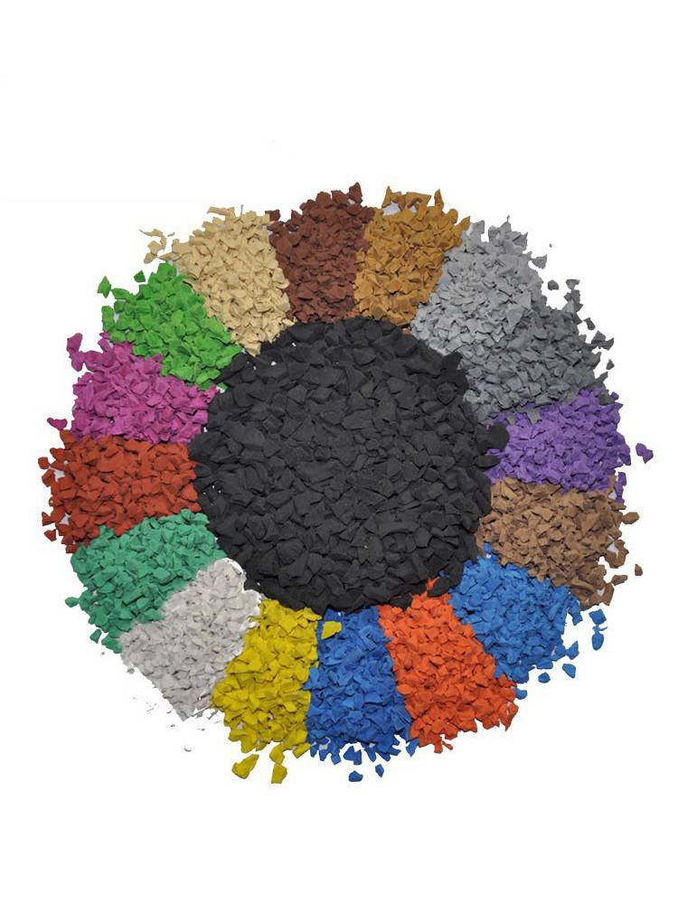 Kindergarten School Park Activities Sports Place Basketball Place Badminton Stadium EPDM Plastic Granules