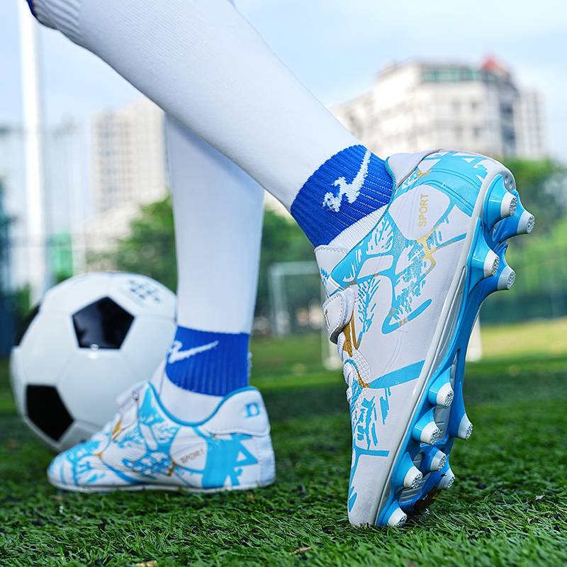Genuine CRA Assassin Football Shoes Boy TF Long Nail Children's Magic Stick Golden Sports Training Shoes Student Shoes