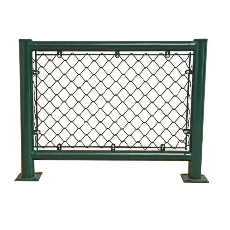 Pinerium enclosure network school playground basketball courts, stadium fence network diamond -shaped protection isolation hook flower stadium fence