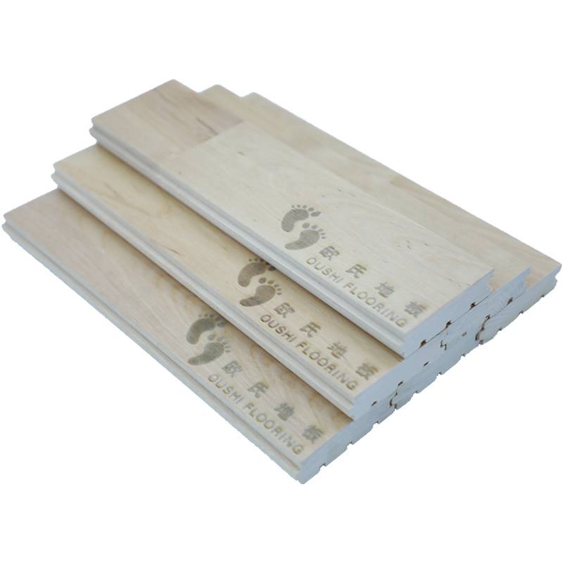 Specialized wood sports floors at the Badminton Stadium Stadium in the sportswood basketball field