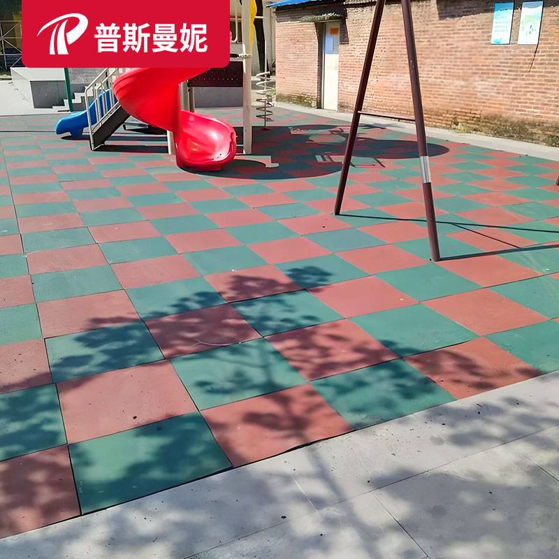 Outdoor slide pads Children's Playground Gymnate Kindergarten Park Outdoor Sports Rubber Brick Brick floor plastic pad