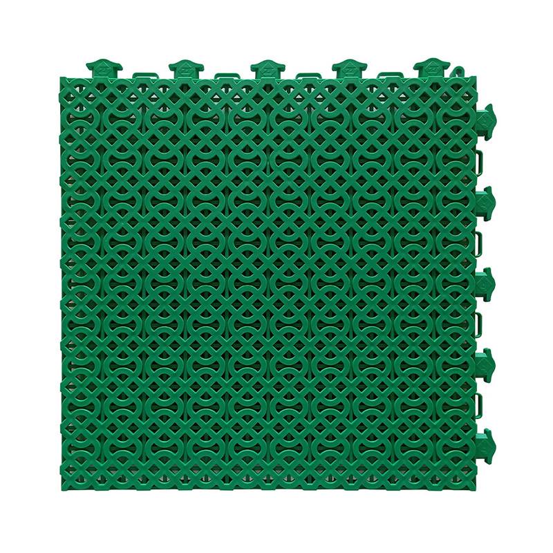 Suspended floor basketball court outdoor assembly and anti -slip roller skating badminton mattop plastic outdoor kindergarten floor mat