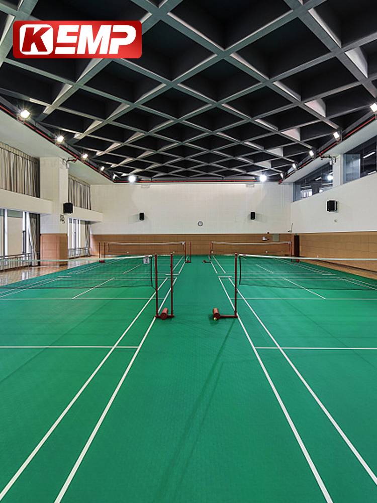 Badminton ground gel PVC sports floor indoor basketball plastic gas row venue rubber pad gymnasium