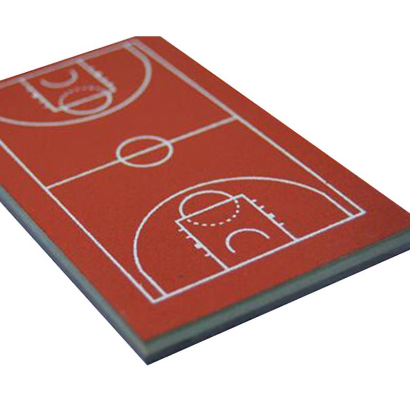 New Guobi Silicon PU Basketball Stadium Plastic Runway Construction Tennis Tennis Field Material Environmental Silicon PU Sports Stadium