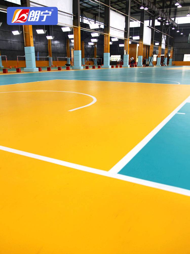 Langning basketball venue, adhesive indoor and outdoor badminton, rubber table tennis gymnasium, anti -slip PVC sports floor