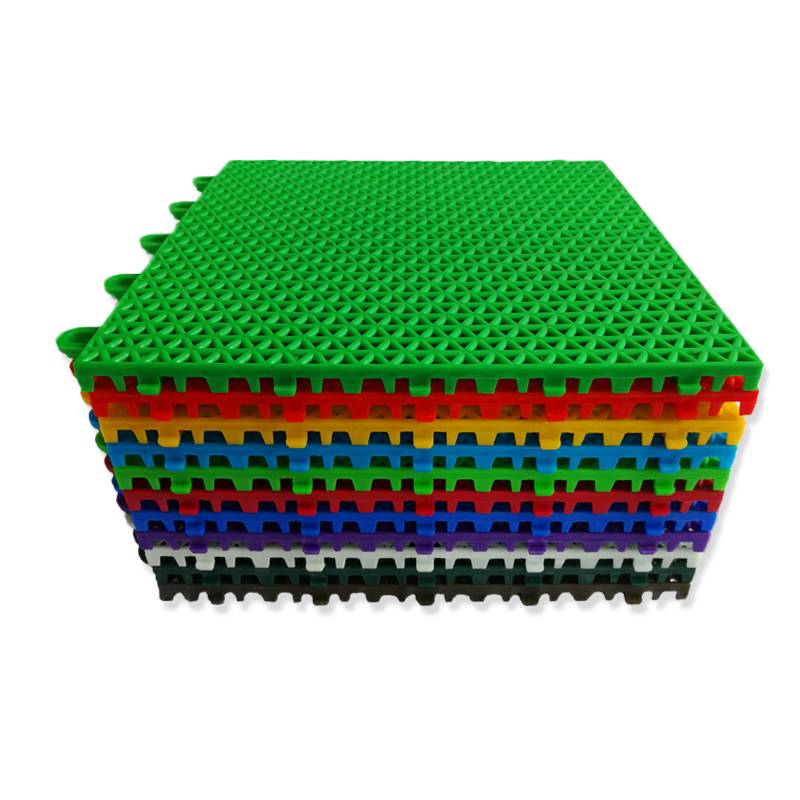 Kindergarten suspended floor indoor and outdoor basketball court sports floor outdoor slipway to assemble rubber pad samples