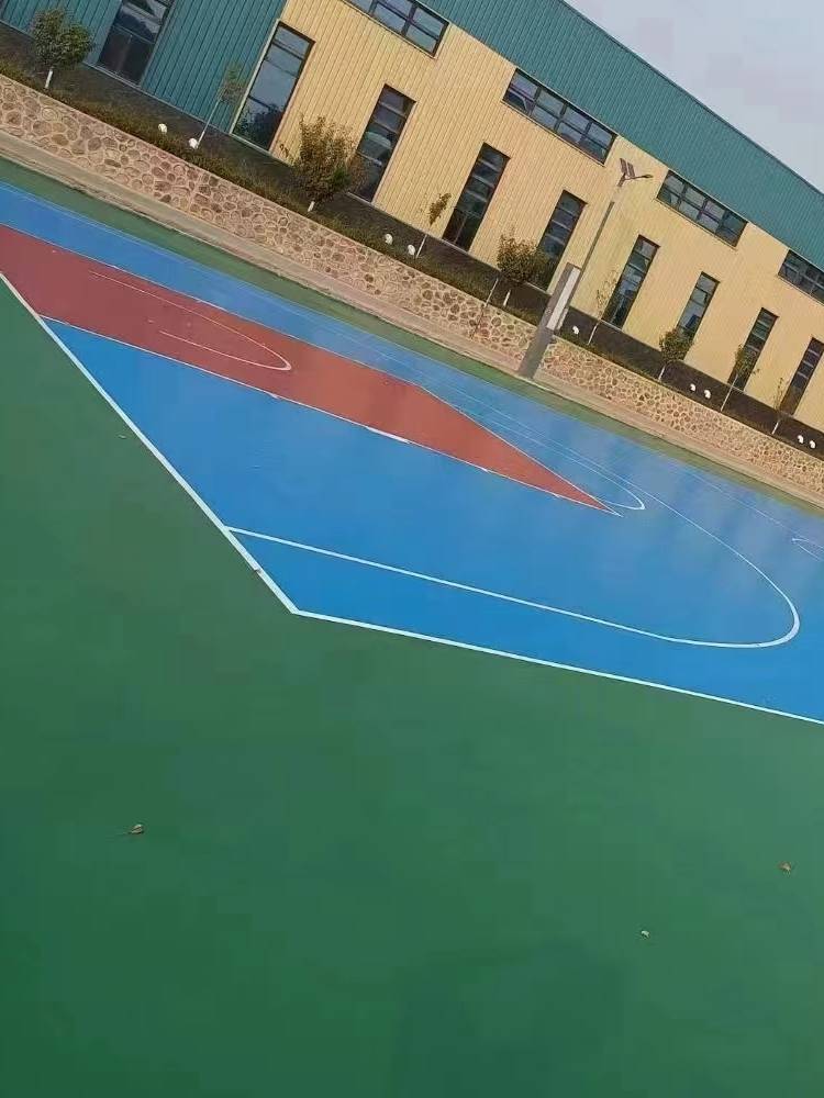 School breathable silicon PU basketball venue rubber kindergarten EPDM venue construction integrated material construction all -inclusive