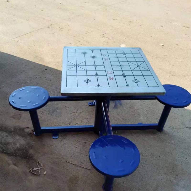 Stainless steel chess desk