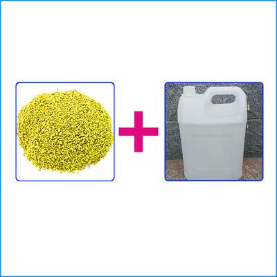 Yellow Particle 25KG+g glue 5kg
