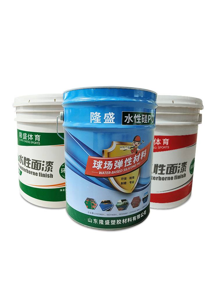 Silicon PU Stadium Facial Layer Elastic Material Plastic Basketball Place Silicon PU ground school stadium manufacturer