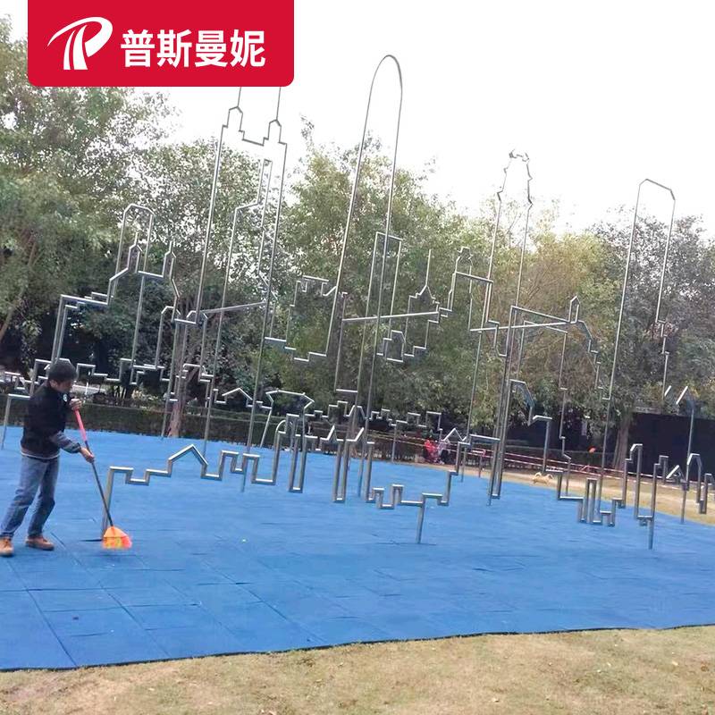 Professional outdoor kindergarten sports outdoor rubber floor playground Jelly gym plastic plastic flooring environmental protection