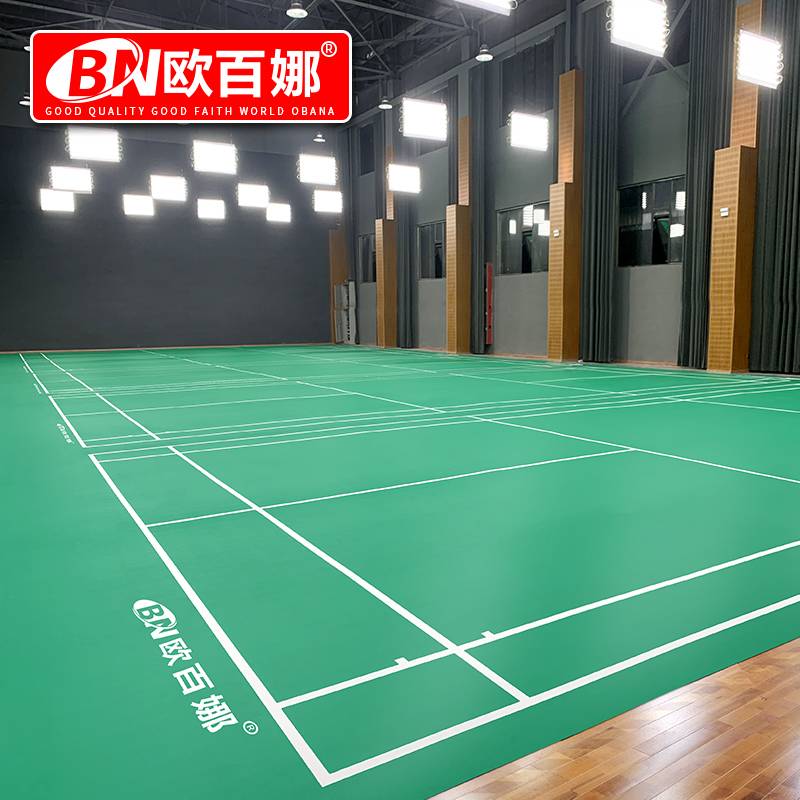 Obaina Badminton Global Glossom Room, Badminton Squad, Professional Qi Volb by Poor Volleyball Hall Ploor Flooring Floor