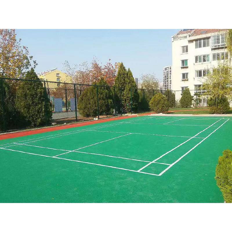 Indoor gymnasium tennis badminton venue gel land cushion national silicon PU basketball venue professional sports field outdoor