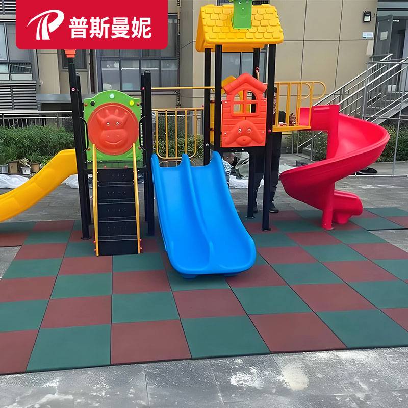 Professional outdoor kindergarten sports outdoor rubber floor playground Jelly gym plastic plastic flooring environmental protection