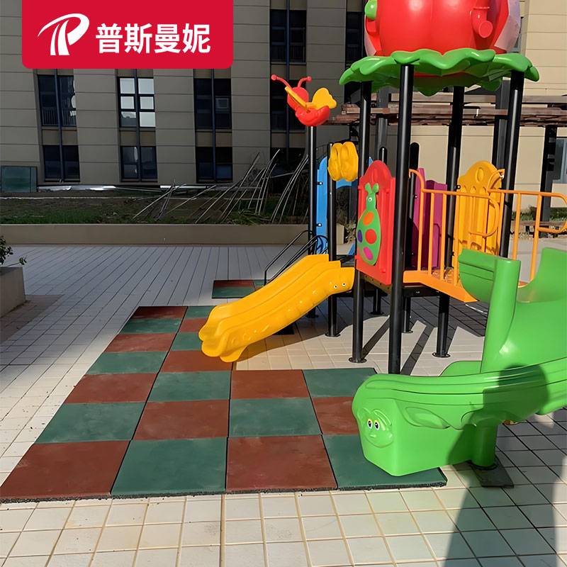Professional outdoor kindergarten sports outdoor rubber floor playground Jelly gym plastic plastic flooring environmental protection