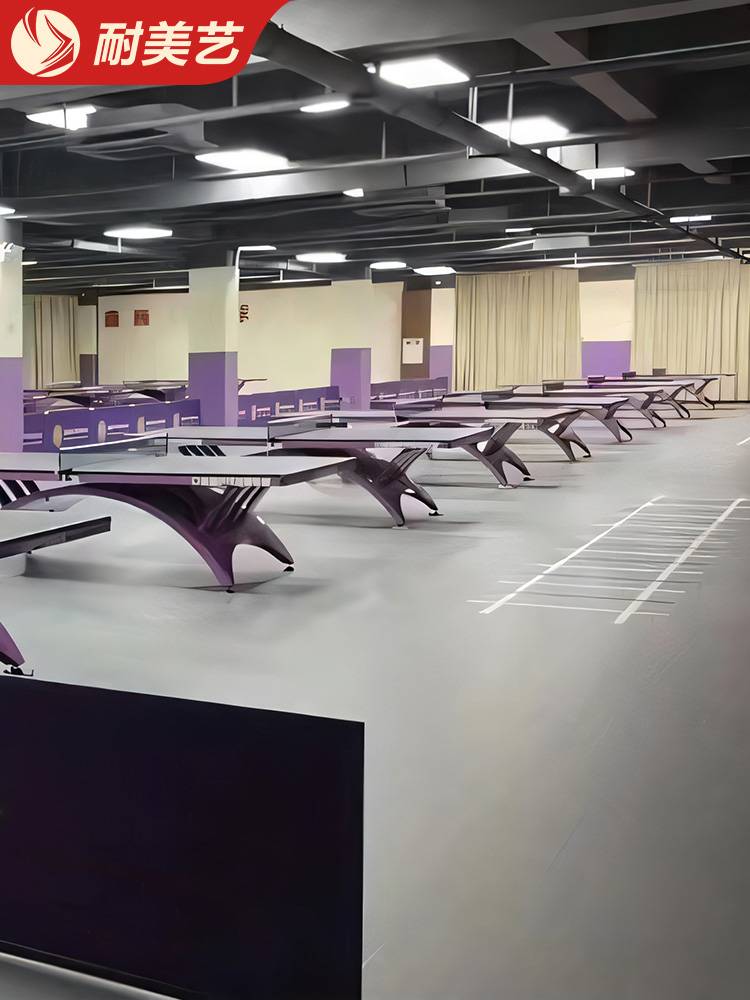 Pin Meiyi Table Tennis Plazons Pine Table Tennis Room Special Anti -slip PVC Plastic Floor Plastic Table Tennis Table Tennis Place