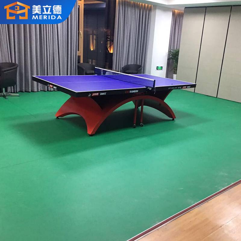 Indoor and outdoor badminton venue table tennis platine rubber PVC sports floor gym -ographer basketball venue rubber pad
